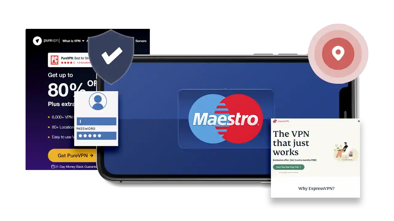 Maestro payment option VPNs that accept Maestro.